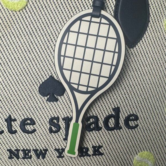 NWT Kate Spade Navy Canvas Grand Slam Elle Tote - Picture 8 of 9